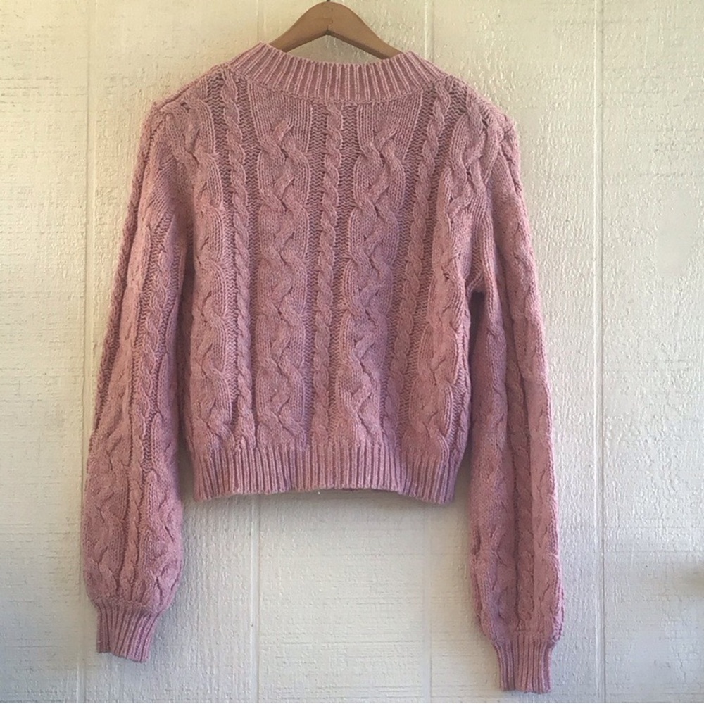 Reformation Annie cable knit cardigan sweater - Picture 2 of 16